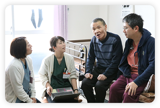 一緒にケアに入る事業所様がより連携しやすい環境を創れるよう努力します